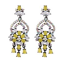Boucles D&#39;oreilles En Résine Créative Accessoires De Bijoux En Alliage Boucles D&#39;oreilles En Diamant Nhjq189111 sku image 22