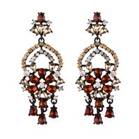 Resin Drop Earrings Creative Jewelry Accessories Alloy Diamond Earrings sku image 23