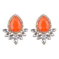 Resin Drop Earrings Creative Jewelry Accessories Alloy Diamond Earrings sku image 1