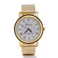 Leisure Ordinary Glass Mirror Alloy Watch (alloy Black Surface) Nhsy0088 main image 1