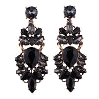 Occident And The United States Alloy Rhinestone Earring (black) Nhjq6521 main image 1