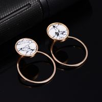 Occident Alloy Inlaid Precious Stones Earrings ( Triangle ) Nhbq0153 main image 1