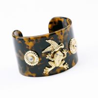 Occident Alloy Drill Set Bracelet ( Yellow Frog ) Nhqd2715 main image 3