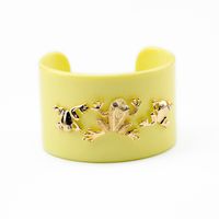 Occident Alloy Drill Set Bracelet ( Yellow Frog ) Nhqd2715 main image 4