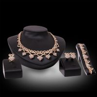 Occident Alloy Drill Set Earring + Necklace + Bracelet Nhxs0582 main image 1