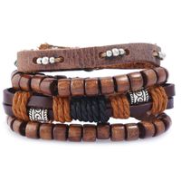 Fashion Leather  Bracelet Geometric Nhpk1144 main image 2