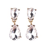 Fashion Imitated Crystal&cz  Earring Geometric (translucent Red)  Nhjq9416 main image 3