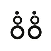 Fashion Alloy Plating Earring  (black)  Nhxr1630-black main image 1