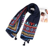 Other Cloth  Polyester Scarf  (no  31 Navy   180x100)  Nhcm0558 main image 1
