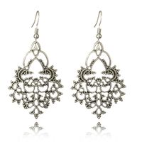 Mode Simple Personnalisé Européen Et Américain Bijoux Creux Motif Alliage Type Boucles D'oreilles Boucles D'oreilles Pour Les Femmes main image 2