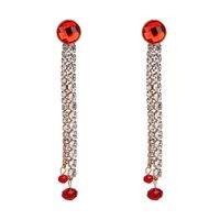 Other Imitated Crystal&cz  Earrings Geometric (red)  Nhjj3875-red main image 1