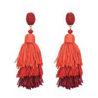 Other Plastic  Earrings Geometric (red)  Nhjj3916-red main image 1