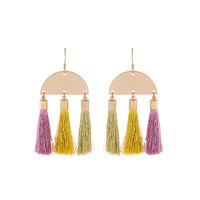 Fashion Alloy Plating Earring Geometric (photo Color)  Nhqd4266-photo Color main image 1