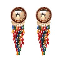 Nouvelle Européen Et Américain Personnalisé Boucles D'oreilles Style Ethnique Spécial Boucles D'oreilles De Haute Qualité Alliage Ornement Yiwu D'approvisionnement D'usine En Stock Vente Directe main image 7