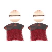 Fashion Alloy Other Earring Geometric (red)  Nhjj3676-red main image 8