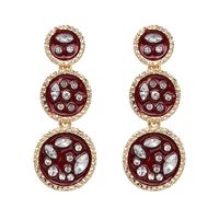 Other Alloy  Earring Geometric (red)  Nhjj3706-red main image 2