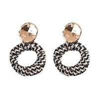 Fashion Alloy  Earring Geometric (brown + Color)  Nhjj3737-brown + Color main image 8