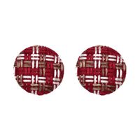 Other Alloy  Earrings Geometric (red - Big)  Nhjj3778-red - Big main image 7