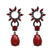 Other Beads  Earrings Flowers (red)  Nhjj3827-red main image 1