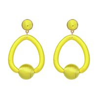 Other Alloy Other Earrings Geometric (yellow)  Nhjj3829-yellow main image 1