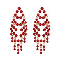 Other Alloy  Earrings Geometric (red)  Nhjj3838-red main image 1