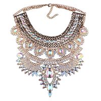 Occident And The United States Alloy Rhinestone Necklace (alloy)  Nhjq7546 main image 1