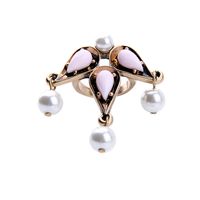 Occident And The United States Alloy Rhinestone Ring (light Powder - All Code)  Nhqd3746 main image 1