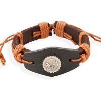 Europe And The United States Cortex Plating Bracelet (light Coffee Color Line)  Nhpk0818 main image 2
