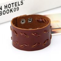 Europe And The United States Cortex Plating Bracelet (brown)  Nhpk0832 main image 3