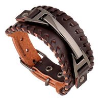Europe And The United States Cortex Plating Bracelet (brown)  Nhpk0929 main image 3