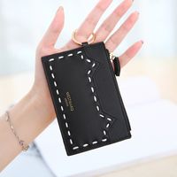 Small Fresh Pu Leather  Wallet (gray)  Nhni0303-gray main image 1