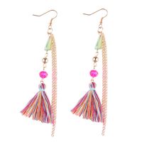 Folk-custom Alloy Hand Made Earring (pink)  Nhjq9084-pink main image 3