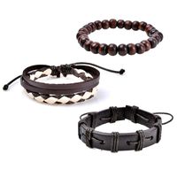 Occident And The United States Artificial Leather  Bracelet (61178111)  Nhlp0770-61178111 main image 1