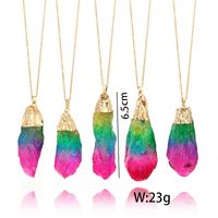 Europe And The United States Alloy-plated Alloy  Necklace (seven Color Imitated Crystal)  Nhgy0612-seven Color Imitated Crystal main image 11