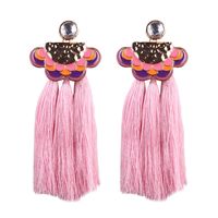 Occident And The United States Alloy Hand Made Earring (pink)  Nhjq9196-pink main image 4