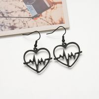 Simple Metal Inlaid Alloy Earring (alloy)  Nhbq0968-alloy main image 1