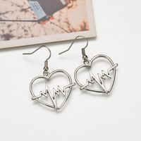 Simple Metal Inlaid Alloy Earring (alloy)  Nhbq0968-alloy main image 4