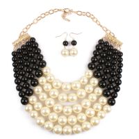 Occident And The United States Beads  Necklace Set (yellow)  Nhct0017-yellow main image 4