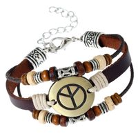 Occident And The United States Cortex  Bracelet (lobster Claw Clasping Peace Sign)  Nhnpk0901-lobster Claw Clasping Peace Sign main image 1