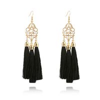 Folk-custom   Earring (black)  Nhgy0496-black main image 4