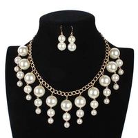 Fashion Perlenkette Damen Europäische Und Amerikanische Kurze Fransen Schlüsselbein Kette Großhandel 7480 main image 1