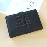 Korean Version Pu Leather  Wallet (black)  Nhni0314-black main image 1