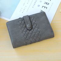 Korean Version Pu Leather  Wallet (black)  Nhni0314-black main image 3
