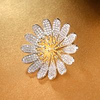 Korea Alloy  Broochflowers (rose Alloy)  Nhlj3453-rose Alloy main image 1