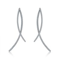 Fashion Alloy Plating Earring Geometric (white Alloy)  Nhlj3460-white Alloy main image 2