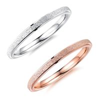 Titanium&stainless Steel Fashion Geometric Rings  (rose Alloy On The 4th) Nhop1637-rose Alloy On The 4th main image 6