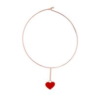 Alloy Fashion Sweetheart Pendant  (red -1) Nhqd4410-red -1 main image 2