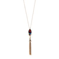 Alloy Fashion Tassel Necklace  (xl02141b-1) Nhqd4431-xl02141b-1 main image 5