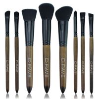Plastic Fashion  Makeup Brush  (8 Sticks - Logs White) Nhao0013-8 Sticks - Logs White main image 3