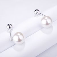 2020 Kreative Neue Damen Runde Perlen Perlen Ohrringe Beliebte Legierung Ohrringe Großhandel T102309e main image 1